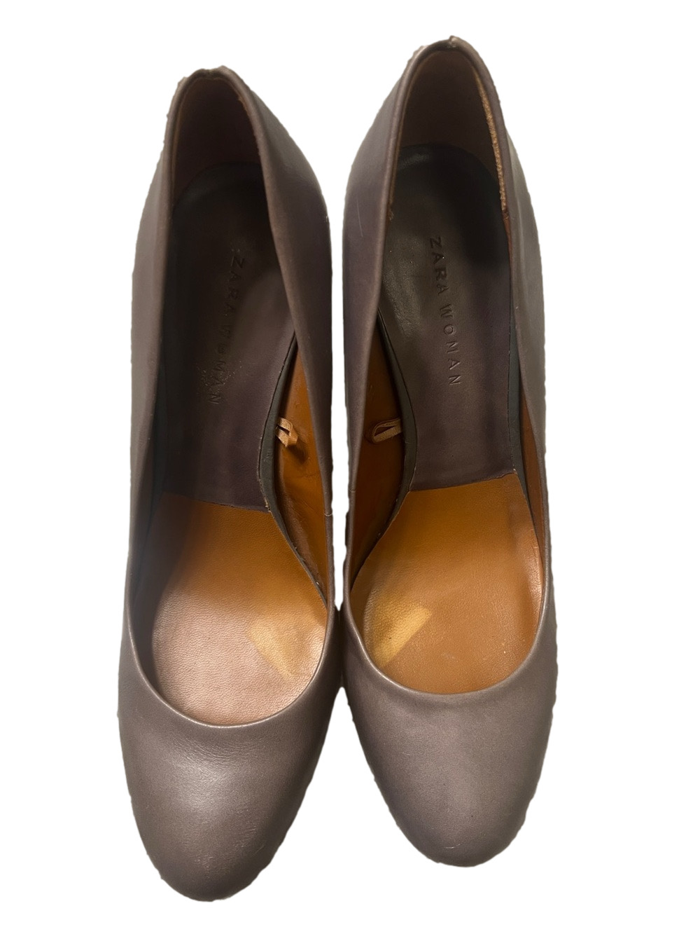 Zara Round-Toe Pumps Sz 8 work office fall evening